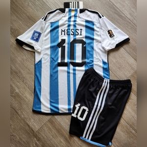 Jersey Team Argentina 2026 World Cup Qualifiers Set Boys